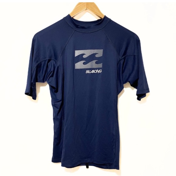 Billabong Unisex Waves All Day Short Sleeve Surf Rash Guard UPF50 Size Large - Picture 1 of 6
